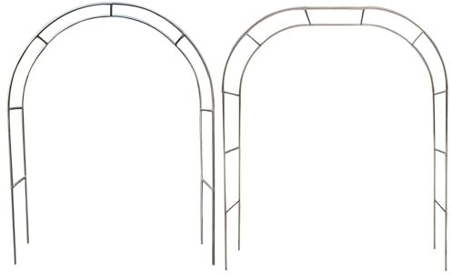 KUANGGE (Anpassbare Größe) Metall-Gartenbogen-Spalier für Kletterpflanzen, Metall-Garten im Innen- und Außenbereich oder Hochzeitsbogen-Laubengang für Elegante Hochzeits- und Brautparty-Dekorationen