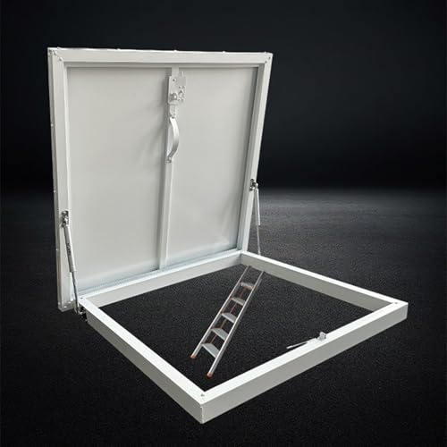 HARELA Claraboya Techo Cubierta de Claraboya para Pozo de Registro Pesado, Ventana Rectangular para tejado doméstico y claraboya para ático/Solarium/sótano(80 * 80cm/31.5 * 31.5in)