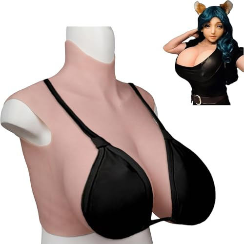 HmtAfro Silikon Brüste K Cup Riesen Brustformen für Cosplay Crossdresser