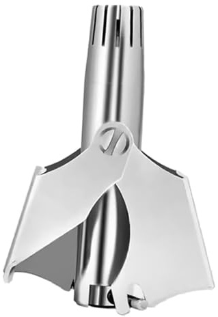 Cabilock Manueller Nasenhaartrimmer aus Edelstahl für Herren Präzises Design Tragbar und Kompakt für Einfache Nasenhaarschneidung Unterwegs
