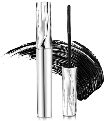 Felvaris Mascara Volume,Mascara Waterproof Noir,Imperméable Mas cara Fibre Mas-cara Effet Waterproof Longue Tenue Naturel 3D Curling Eyelash Pour Mariage Soirées,Mascaras Yeux Sensibles (1PC)