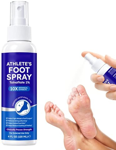Spray Pies Picazón Calmante Desodorante | 120ml Spray Para Pies Con Picor Y Mal Olor Para Adultos Mujeres Hombres Interior Exterior Viaje Diario Gimnasio