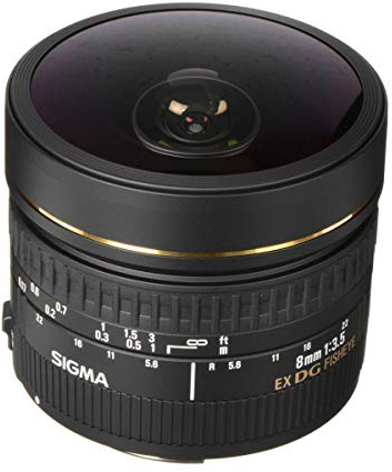 Sigma 8mm f3.5 Circular Fisheye EX DG For Sigma Digital & Flim SLR Cameras