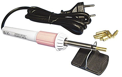 Rayher Applikator für Hotfix-Steine, 25,5 x 10,5 x 3,2 cm, 1 Ständer, 5 verschiedene Aufsätze, Hotfix-Strasssteine und Aufbügelsteine sicher und haltbar anbringen, 8930400, Weiß