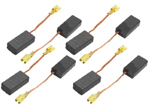 sourcing map 8 Piezas Escobillas de Carbón Motor 16mm x 8mm x 5mm | para Motor Amoladora Angular 6-100