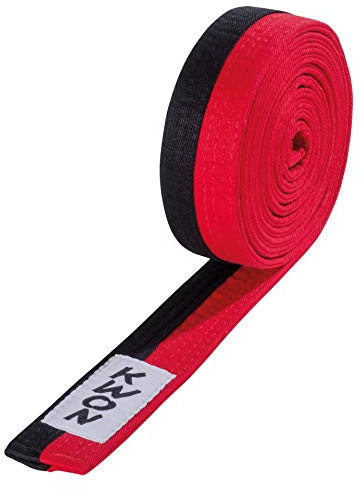 Kwon Budo-Gürtel 2-farbig 320 schwarz-rot (Poom)