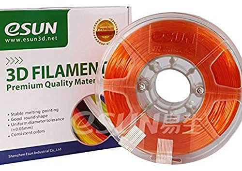 eSun Silk PLA 3D Print Filament, Jacinth