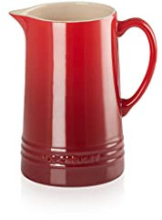Le Creuset Saftkrug aus Steinzeug, 1.5 L, Ø 12.5 cm, Kirschrot, 70901150600002