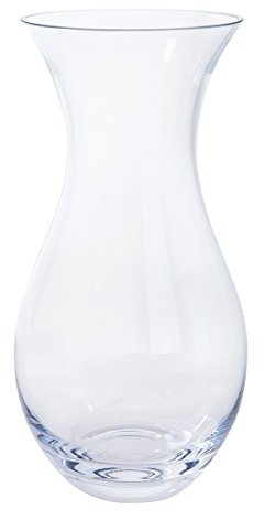 Dartington Crystal Flower Garden Foliage Vase, Single | A tall waisted vase shape | 290mm (h) | Adorable vases that make the perfect home décor addition | Gift for family or friends