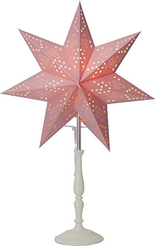 Star 234-36, StandleuchteRomantic MiniStar, Metall, E14, Weiß, 14.0 x 35.0 x 55.0 cm