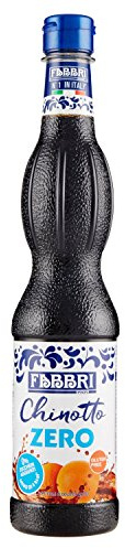 Fabbri Sciroppo Chinotto Zero 560ml, senza zuccheri aggiunti e ipocalorico, per bevande, granite, ghiaccioli e drink