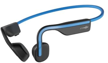 Aftershokz OpenMove benkörningshörlurar med fria öron, trådlösa bluetooth-sporthörlurar med mikrofon, Bluetooth 5.0, 6 timmars batteritid, perfekt för löpning, jogging, yoga