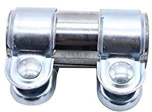 Takpart - Abrazadera doble para tubos de escape (35 mm x 95 mm)