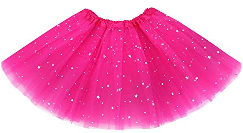 Auranso Jupe Filles Tutu Filles Princesse de Ballet Enfants Robe De Fête 2-7 Ans