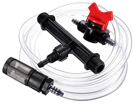 misppro Venturi - Kit de filtro de tubo de agua de riego para fertilizantes e inyección de productos químicos
