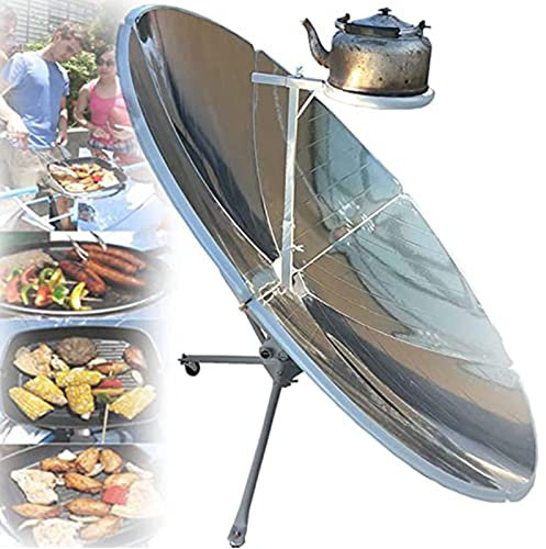 Fornello Solare Portatile, Concentratore Solare, Forno Solare Parabolico, Diametro Parabolico 1,5 M, Barbecue Da Campeggio All'aperto Cottura Alimenti Concentrante Strumento Di Calore