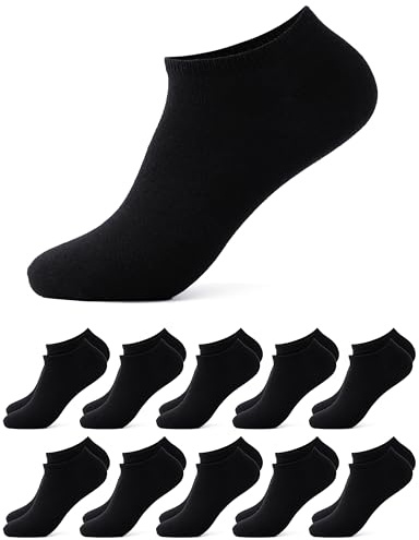 Occulto Ankelstrumpor Män 10-20 pack (modell: Alex) 10 X Svart 39-42