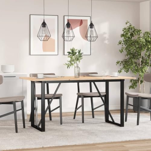 ZEYUAN Esstisch-Gestell in O-Form 140x60x73 cm Gusseisen, Dining Table, Esszimmertisch, Küchentisch, Tisch Esszimmer, Küchen Tisch, Kitchen Table, Mehrzwecktisch - 357887