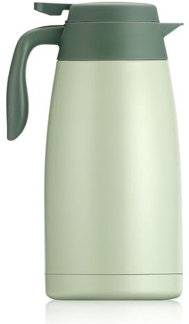 2 litres Insulated Vacuum Jug Stainless Steel Coffee & Tea Carafe Double Walled Insulated Jug Flask Hot & Cold Drinks Vacuum Pot Hot Beverage Carafes