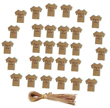 minkissy 50 Sätze Hängeetikett aus Kraftpapier preisschild babyshowerparty tagout danksagungskarten blumenregal tageb Gastgeschenke-Tags Lesezeichen-Registerkarten Label-Tag leere Tags Blue