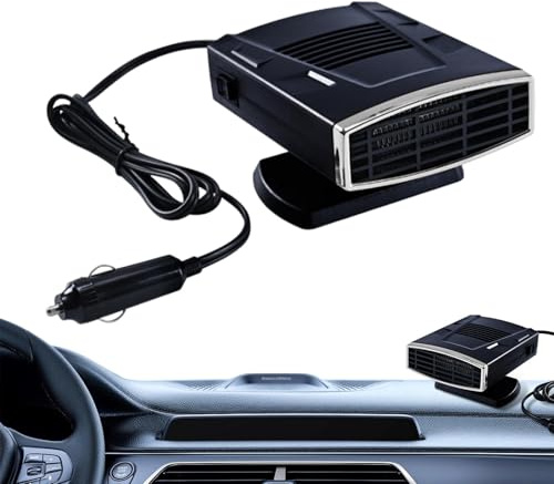 Camping Heizung Auto Windschutzscheiben Enteiser | Scheibenenteiser mit Lüfter für sichere Fahrzeuge 12V - Auto Entfroster | Scheibenenteiser | Autodrockner