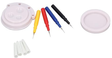 Kit di Riparazione per Penna Oliatore per Orologi Set di Strumenti Tazza per Olio per Ago Orologiaio Orologi Oliatori Accessori per Piatti Applicatori in Plastica