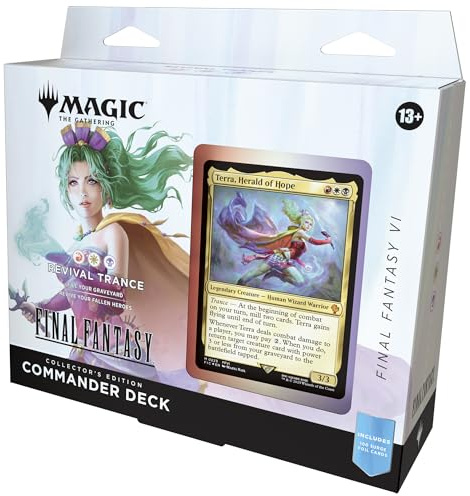 Mazo de Commander de edición de coleccionista de Final Fantasy Vi, de Magic: The Gathering | Trance del resurgir (Versión en Inglés)