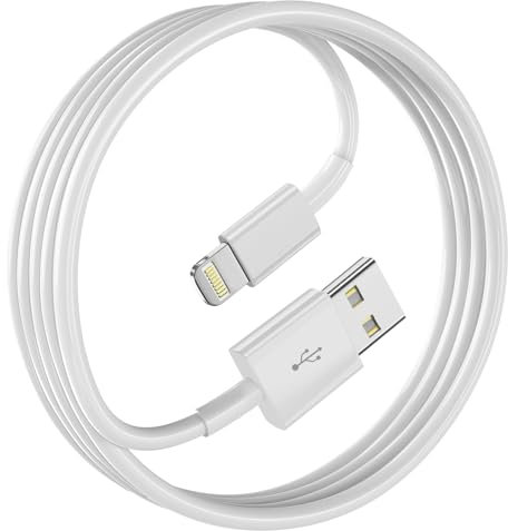 iPhone Charger Cable 6ft/1.8M, [Apple MFi Certified] Lightning Cable Fast Charging iPhone Cable Lead for iPhone 14 13 12 11 Pro Max XS XR X 8 7 6 Plus SE And More (1.8M 1Pack)