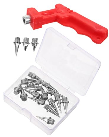 ibasenice 1 Set Clavos para Zapatos de Atletismo Llave, Clavos Pista Metal Resistentes para Correr, Saltar y Competir en Entrenamientos