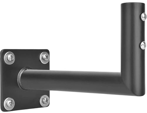 Weathervane Roof Mount - Heavy Duty Brackets, Strong Resistant Wall Mount | Anti-Rust TV Antenna Support, Flag Pole Holder for Patio Outside House, Outdoor Eave, Ensures Secure Top Installation