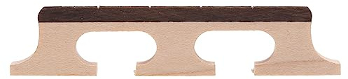 Banjo-Brücke mit 4 Saiten, Holz, Ahorn, 3-Fuß-Banjo-Brücke, verbessert akustische Resonanz, Banjos-Teile, Ersatz
