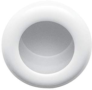 Muschelgriff HEWI 538.75 ML ø 75 mm, Einlass ø 70 mm, Polyamid reinweiß