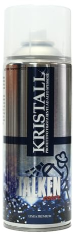 TALKEN - SPRAY - KRISTALL OPACO - 400 ml - PROTETTIVO TRASPARENTE PER VERNICI SOLVENTE