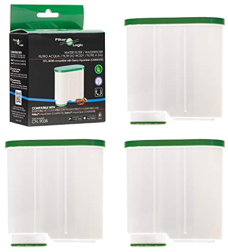 FilterLogic CFL-903B | 3x Wasserfilter für Philips, Saeco Vollautomaten | Kompatibel mit Philips Filterkartusche AquaClean CA6903/10, CA6903/22, CA6903 für Kaffeevollautomat mit Aqua-Clean Kalkfilter
