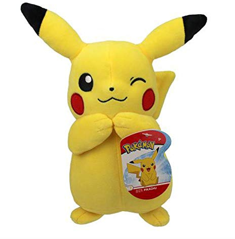 Auswahl Pokemon Plüsch-Figuren | 20 cm Plüsch-Tier | Stofftier | Kuscheltier, Plüsch:Zwinker Pikachu