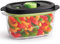 FoodSaver Contenitore Salva Freschezza per Sottovuoto da 1.2 litri, con Funzione Marinatura, BPA Free, Indicatore del Vuoto, Trasparente