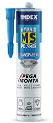 Hybrid Montagekleber transparent 290ml Polymer Qualität Dichtstoff Baukleber Sockelleistenkleber Seistenkleber Kartusche Kraftkleber für innen & außen
