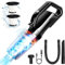 LAMA Car Vacuum Cleaner Cordless, 12000PA Portable Powerful Handheld Vacuum Cleaner with 2 HEPA Filters, 0.53 Litre Capacity, Small Hand Held Car Hoover Vacuum Cleaning Kit for Car Desk Keyboard Home