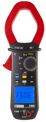 Chauvin Arnoux F606 Stromzange Digital Spritzwassergeschützt (IP54) Cat III 1500 V, Cat IV 1 000 V An