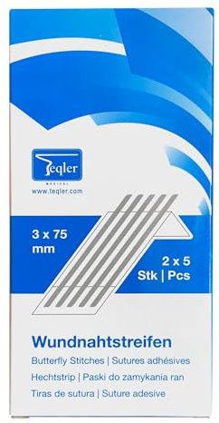 Teqler Wundnahtstreifen 3 x 75 mm