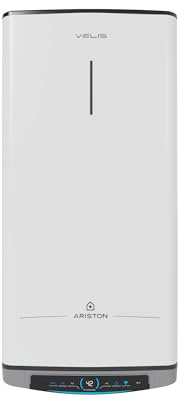 Ariston Velis Dune Wifi Elektrischer Durchlauferhitzer, 50 Liter, vertikal und horizontal, 275 x 506 x 776 cm, elektrischer Boiler mit doppeltem Tank, ECO-EVO-Funktion und Temperaturkontrolle