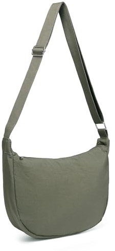 Miss Lulu Bolso de Hombro Mujer,Bolso bandolera mujer de Nylon Impermeable,Ideal para Viaje Excursiones y Actividades Al Aire Libre