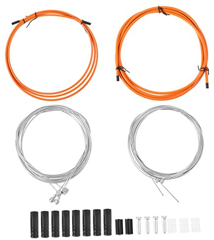 KICHOUSE Fahrradbremskabel Mit Kabel Und Kern Für Mountainbike Rennrad Faltrad Bremszug Zubehör Ersatz Für Bremskabel Und Kern Kompatibel Mit Verschiedenen Fahrradtypen