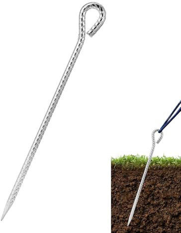 Robuste Heringe zum Einschrauben, winddichte Baldachin-Spikes, Outdoor-Zeltzubehör, Campingzeltheringe, Baldachin-Zeltanker, Bodenschrauben für Zelte, robuste Zeltheringe,