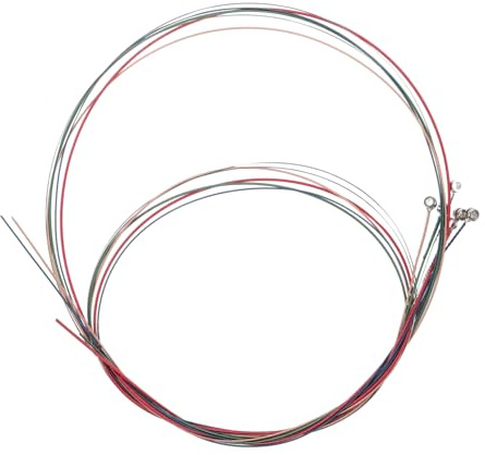 Supvox 6stücke Gitarrensaiten Austauschbare Saiten Gitarren Metallgitarrensaiten Ersatzgitarrensaiten Gitarrenzubehör Saiten Gitarre Instrumentensaiten