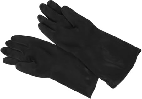 TOPPERFUN Dishwashing Gloves Kitchen Cleaning Reusable for Dish Washing Rubber Gloves Food Preparation