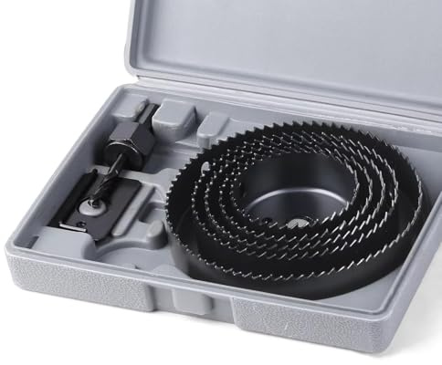 5/8/13pcs Kit Segale Per Trapano Bit Set Di Taglieri A Foro Da 19-127 Mm Per Tavola In Legno Morbido,5pcs 64-127mm