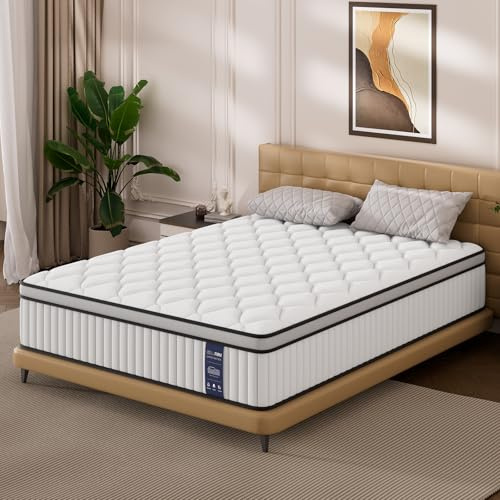 BedStory Matratze 120x200cm,Taschenfederkernmatratze Höhe 31cm,Orthopädische Matratze mit Komfortschaum H3&H4 Härtegrad,Federkernmatratze für Erwachsene Öko-Tex Zertifiziert & CertiPUR Zertifiziert