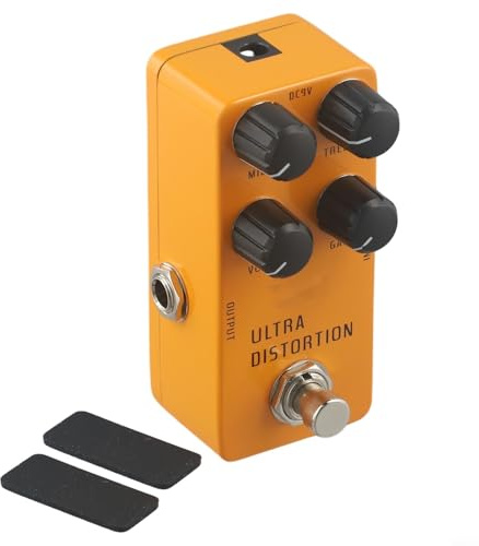 IRIN - Pedal de efecto de guitarra multifunción que combina Wah, distorsión, overdrive, delay, reverb y compresor (azul bebé)