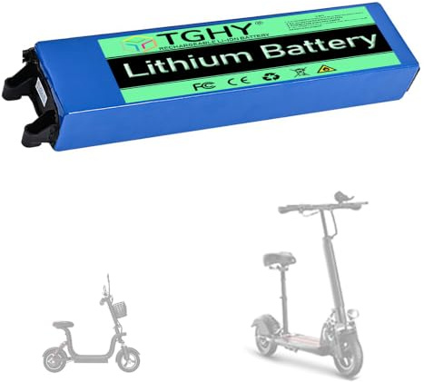 TGHY Batteria al Litio per Monopattino Pieghevole, 36V, 6Ah, 7.8Ah, batterie di Ricambio per Monopattino Elettrico.,36v6ah,XT60+JST 1